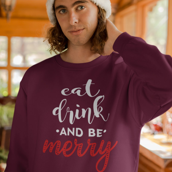 Sweatshirt "Be merry" (without hood) Sweatshirt "Be merry" (without hood)