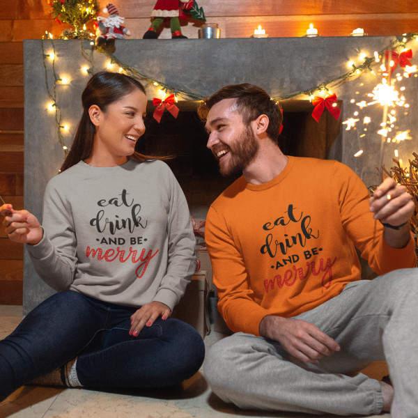Sweatshirt "Be merry" (without hood) Sweatshirt "Be merry" (without hood)