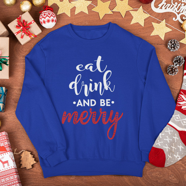 Sweatshirt "Be merry" (without hood) Sweatshirt "Be merry" (without hood)