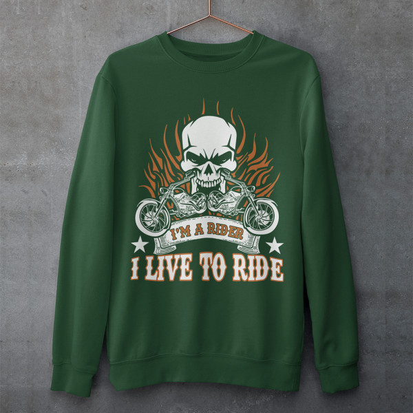 Sweatshirt "I'm a rider" (without hood)