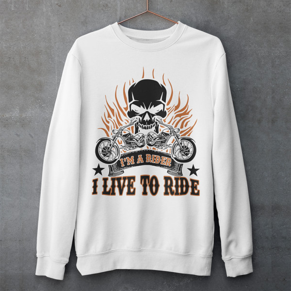 Sweatshirt "I'm a rider" (without hood)