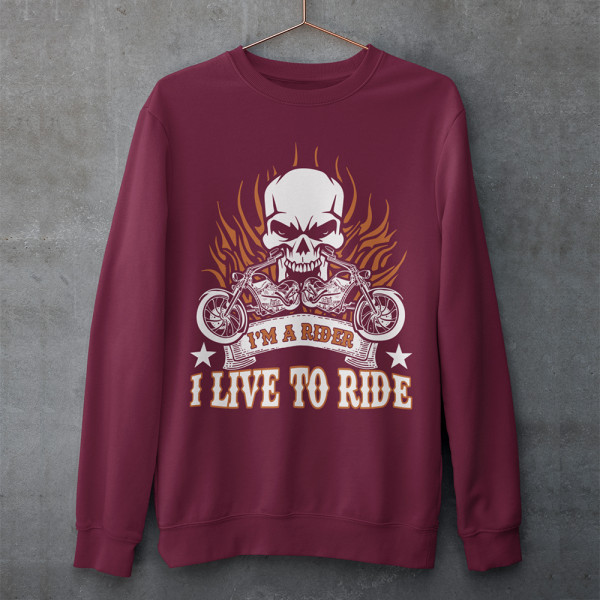 Sweatshirt "I'm a rider" (without hood)