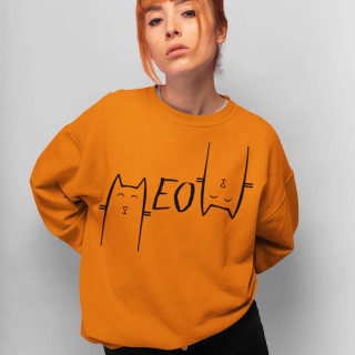 Sweatshirt "MEOW" (without hood)