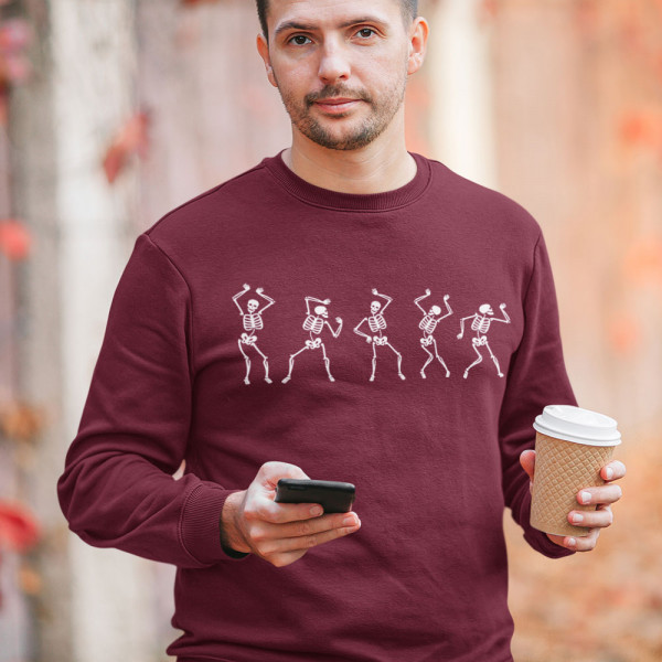 Sweatshirt "Dancing skeleton" (without hood) Sweatshirt "Dancing skeleton" (without hood)