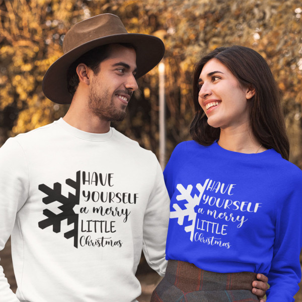 Sweatshirt set "Have yourself a merry little Christmas" (without hood) Sweatshirt set "Have yourself a merry little Christmas" (without hood)