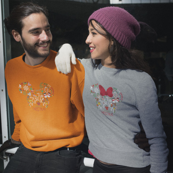 Sweatshirt set "Minnie and Mickey Christmas" (without hood) Sweatshirt set "Minnie and Mickey Christmas" (without hood)