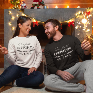 Sweatshirt set "Our first Christmas" (without hood)