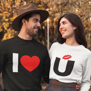 Sweatshirt set "I love you" (without hood)