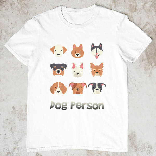 T-shirt "Dog person"