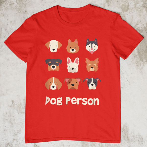 T-shirt "Dog person"