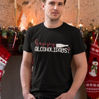 T-shirt "Happy alcoholidays"
