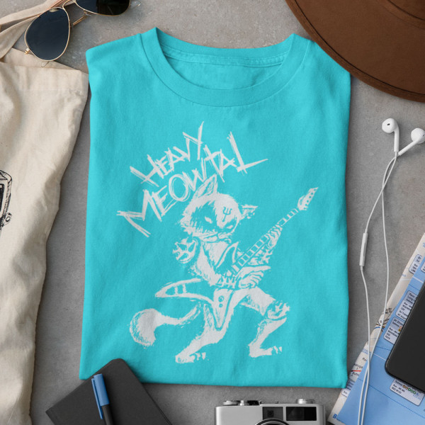 T-shirt "Heavy Meowtal"