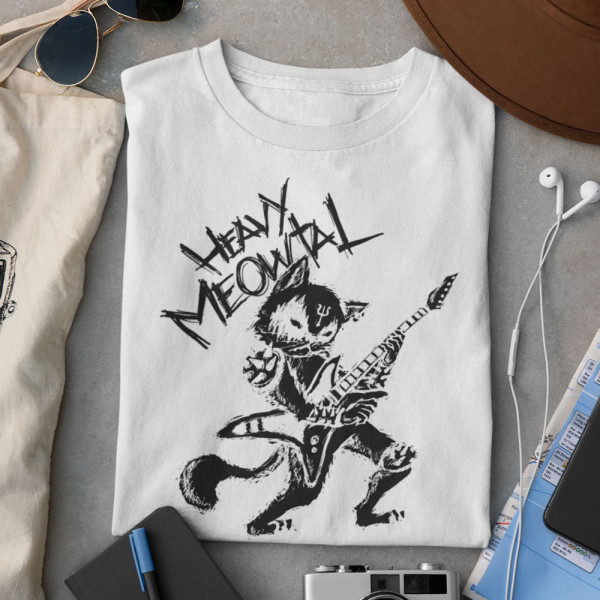 T-shirt "Heavy Meowtal"