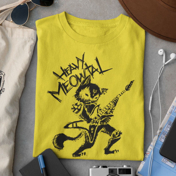 T-shirt "Heavy Meowtal"