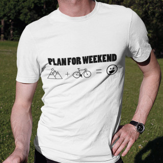 T-shirt "Plan for weekend"