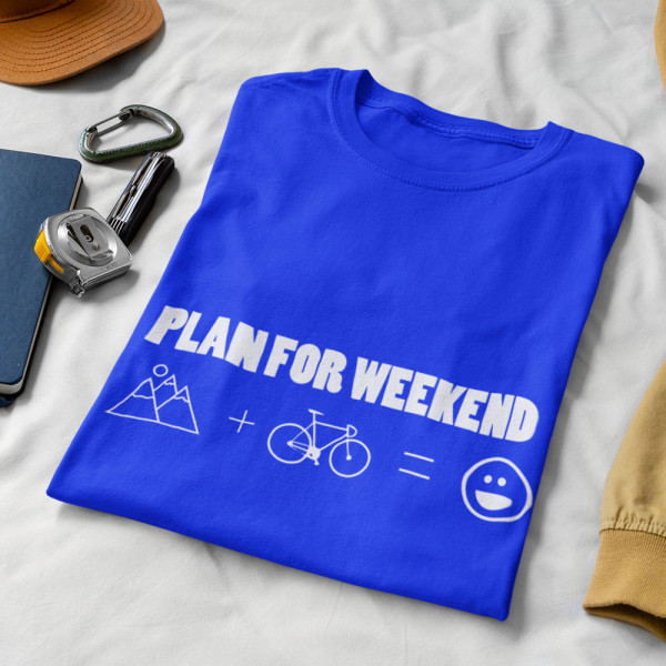 T-shirt "Plan for weekend"