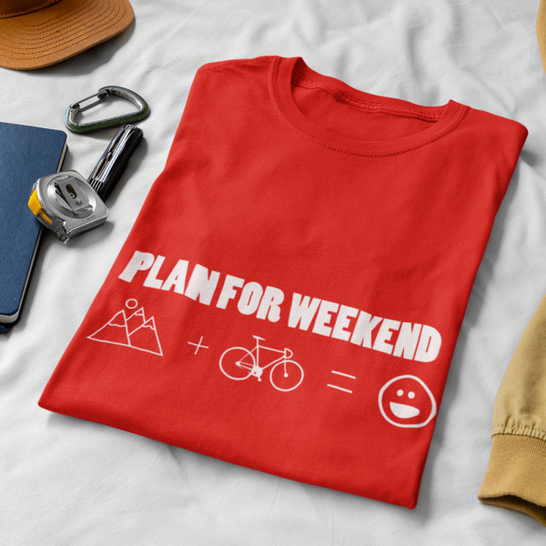T-shirt "Plan for weekend"