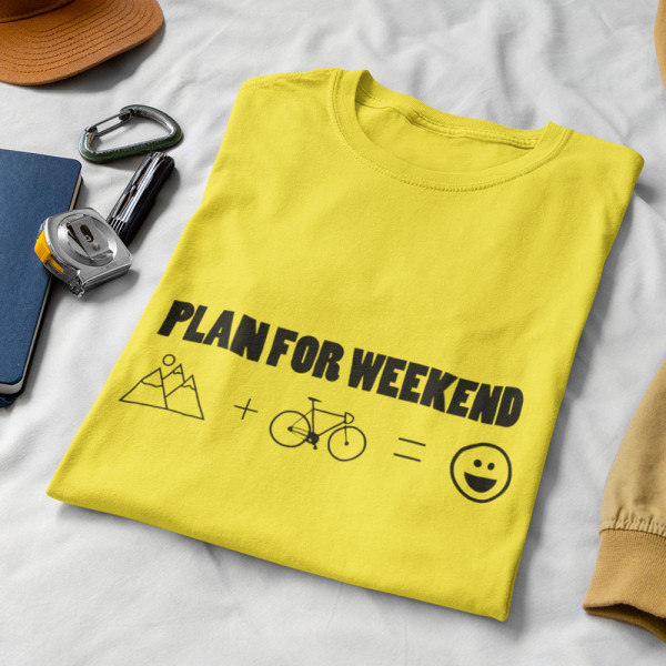 T-shirt "Plan for weekend"