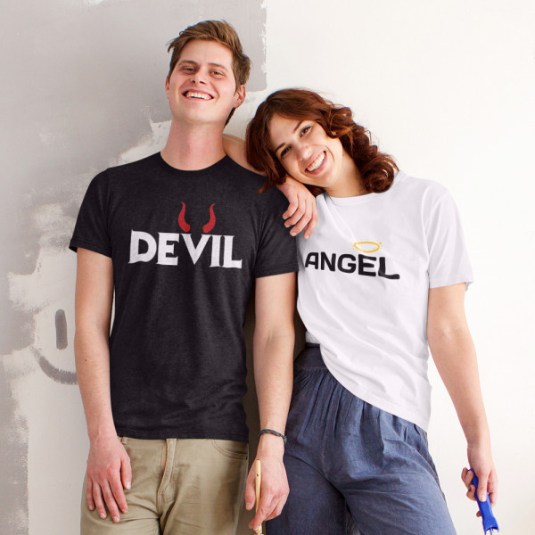 T-shirt set "Angel and Devil" T-shirt set "Angel and Devil"