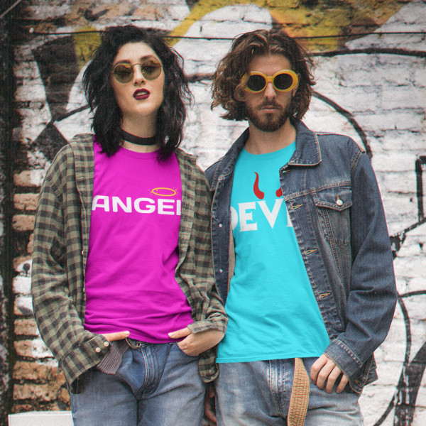 T-shirt set "Angel and Devil" T-shirt set "Angel and Devil"
