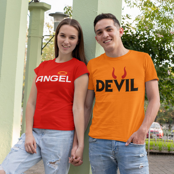 T-shirt set "Angel and Devil" T-shirt set "Angel and Devil"