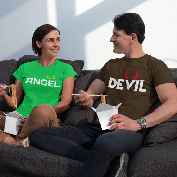 T-shirt set "Angel and Devil" T-shirt set "Angel and Devil"