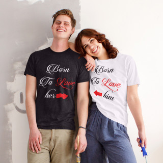 T-shirt set "Born to love"
