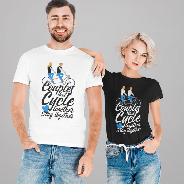 T-shirt set "Cycle and stay together"