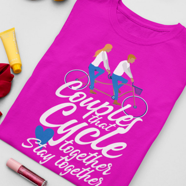 T-shirt set "Cycle and stay together"