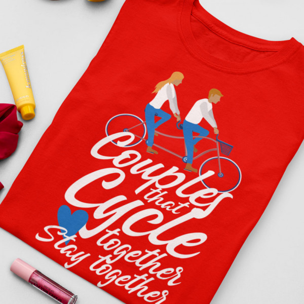 T-shirt set "Cycle and stay together"