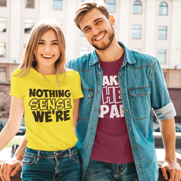 T-shirt set "Nothing makes sense" T-shirt set "Nothing makes sense"