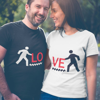 T-shirt set "They are in love"