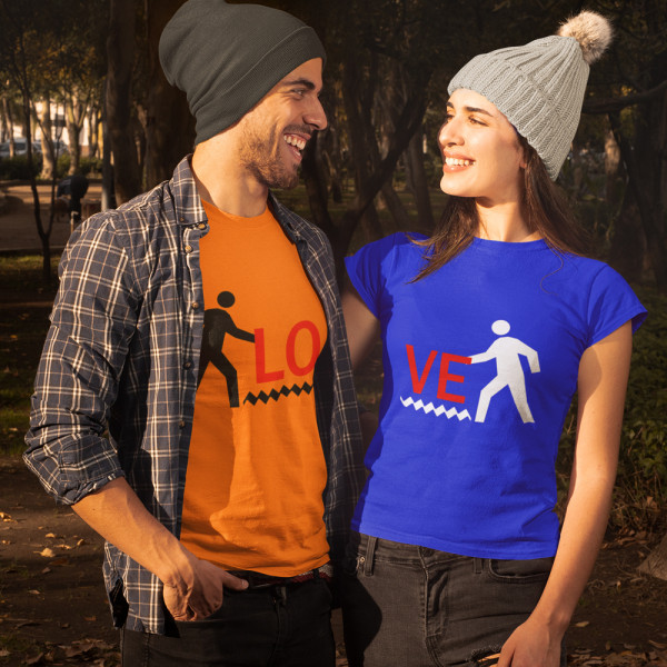T-shirt set "They are in love" T-shirt set "They are in love"