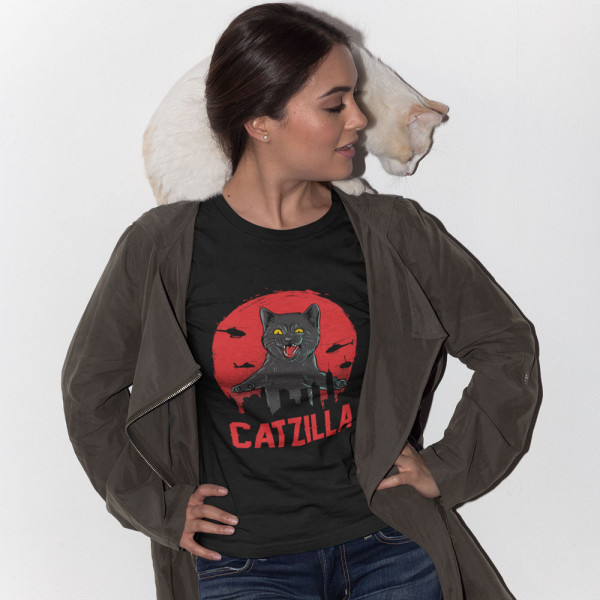 Women's T-shirt "Catzilla"