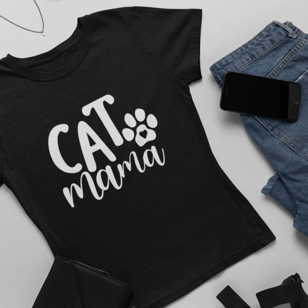 Women's T-shirt "Cat mama"