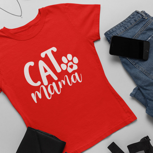 Women's T-shirt "Cat mama"
