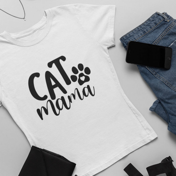 Women's T-shirt "Cat mama"