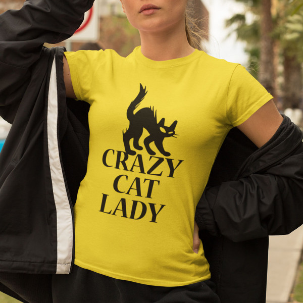 Women's T-shirt "Crazy cat lady"
