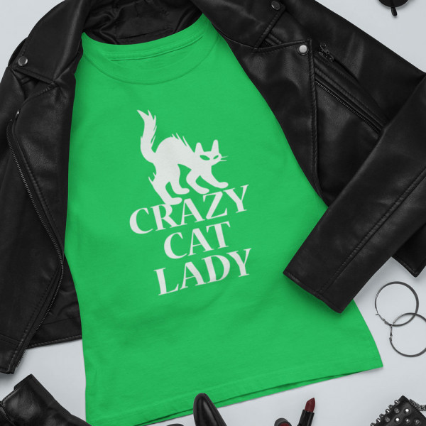 Women's T-shirt "Crazy cat lady"