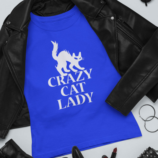 Women's T-shirt "Crazy cat lady"