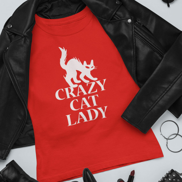 Women's T-shirt "Crazy cat lady"
