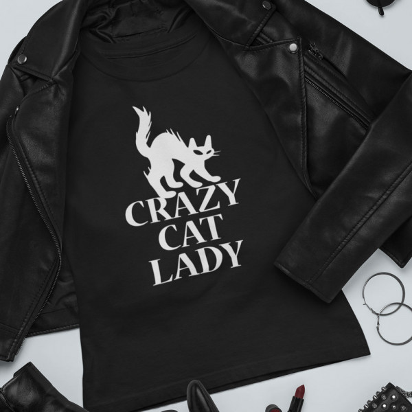 Women's T-shirt "Crazy cat lady"