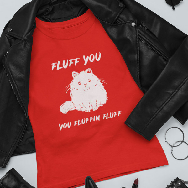 Women's T-shirt "Fluff you"