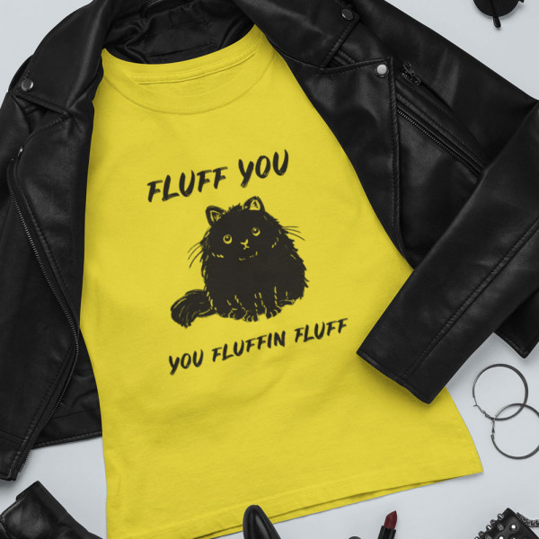 Women's T-shirt "Fluff you"