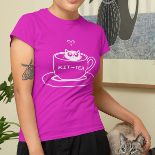Women's T-shirt "KIT-TEA"
