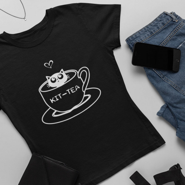 Women's T-shirt "KIT-TEA"
