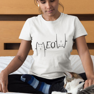 Women's T-shirt "MEOW"