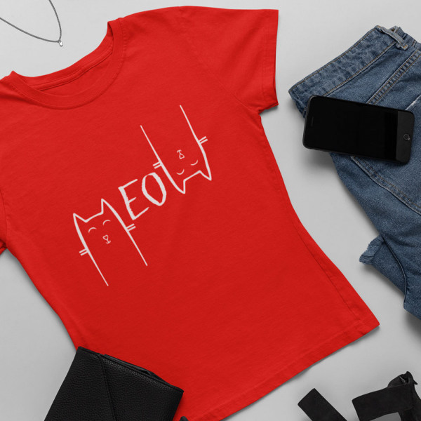 Women's T-shirt "MEOW"