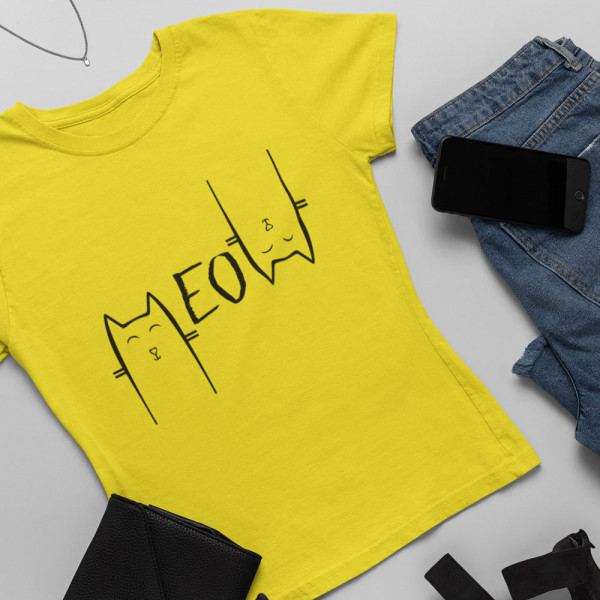 Women's T-shirt "MEOW"