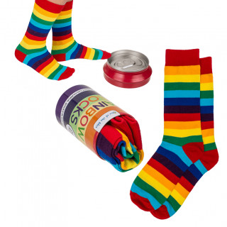 Socks in a can "Rainbow"